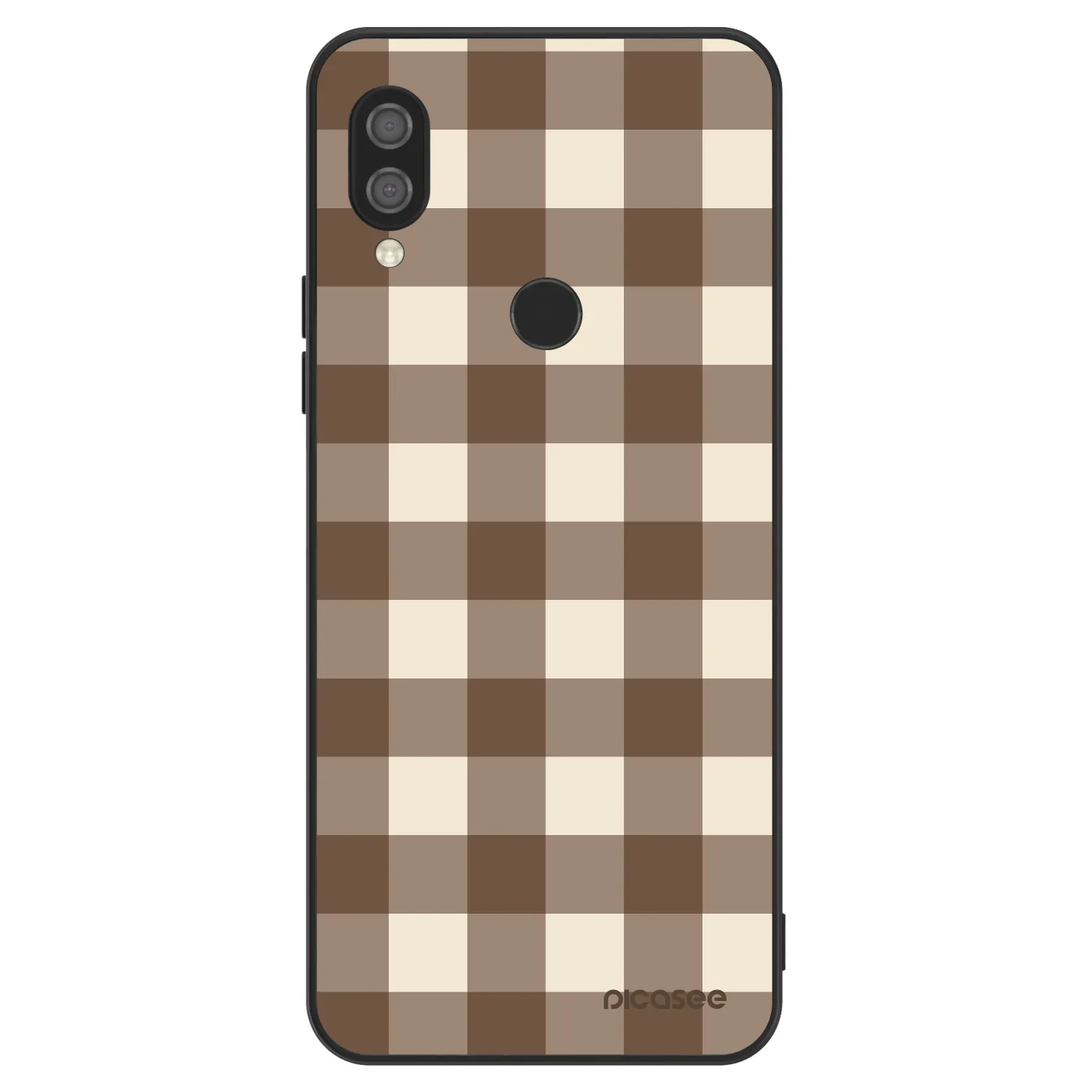 Picasee ULTIMATE CASE pro Xiaomi Redmi 7 - Brown grid