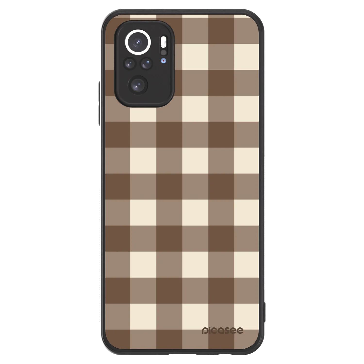 Picasee ULTIMATE CASE pro Xiaomi Redmi Note 10S - Brown grid