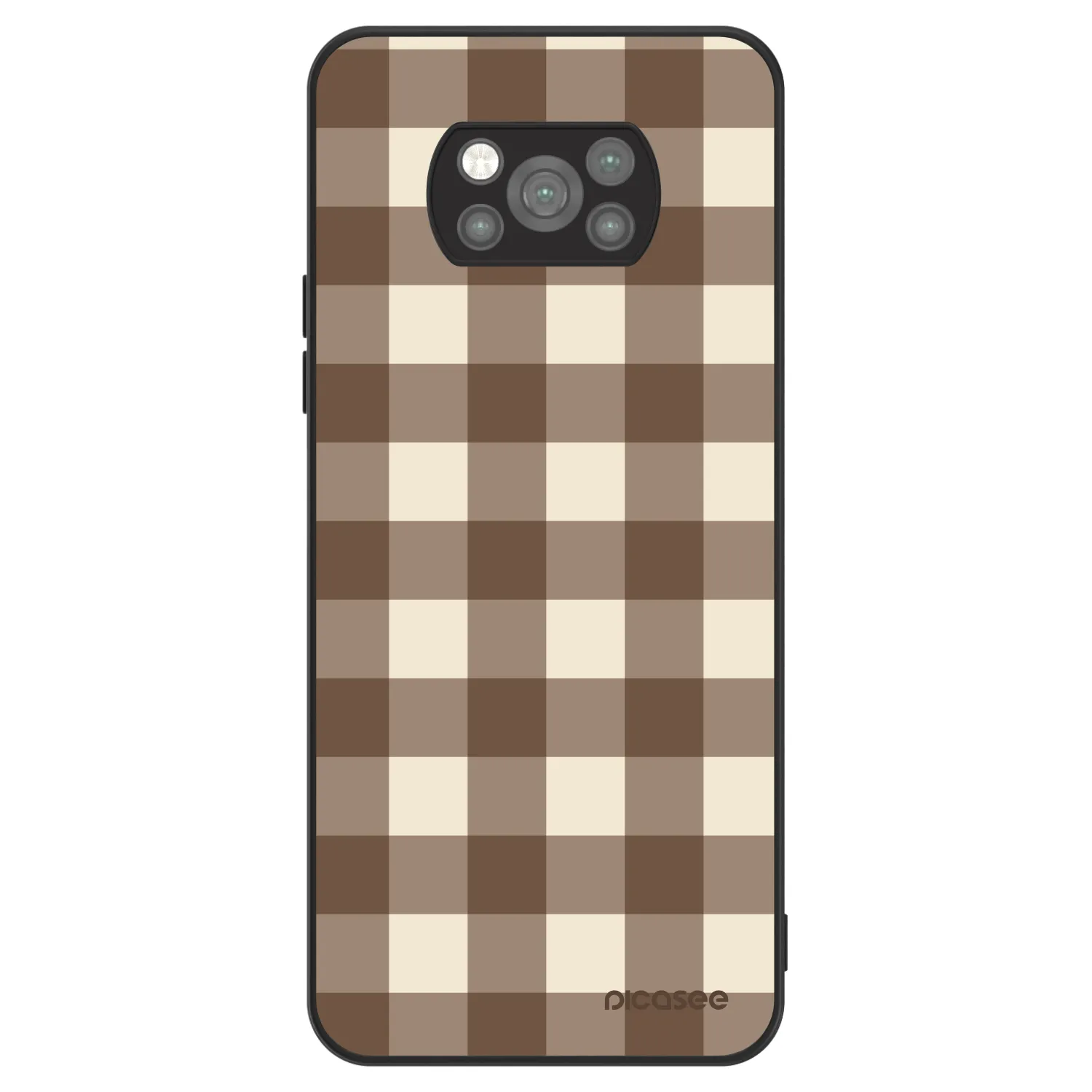 Picasee ULTIMATE CASE pro Xiaomi Poco X3 Pro - Brown grid