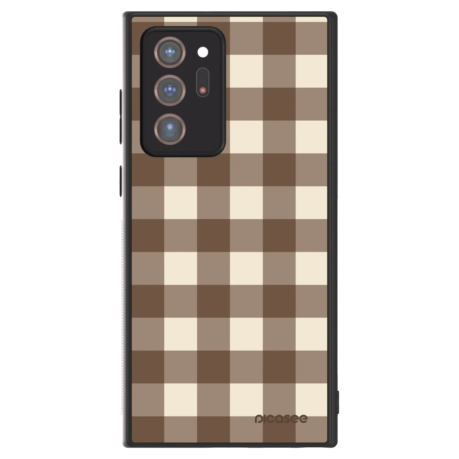 Picasee ULTIMATE CASE pro Samsung Galaxy Note 20 Ultra - Brown grid