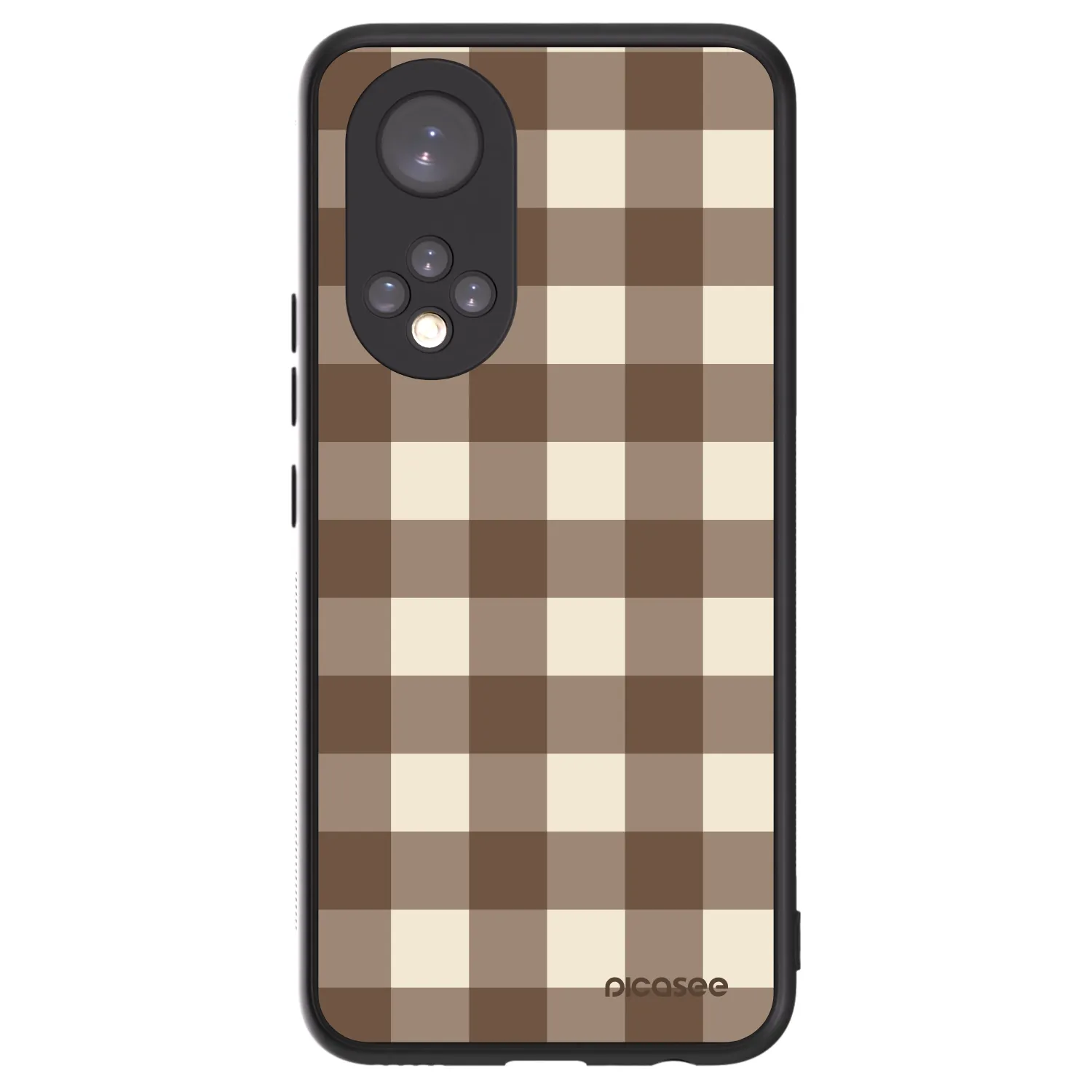 Picasee ULTIMATE CASE pro Honor 50 5G - Brown grid