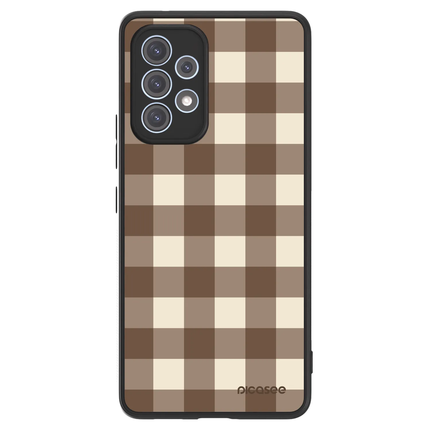Picasee ULTIMATE CASE pro Samsung Galaxy A53 5G A536 - Brown grid