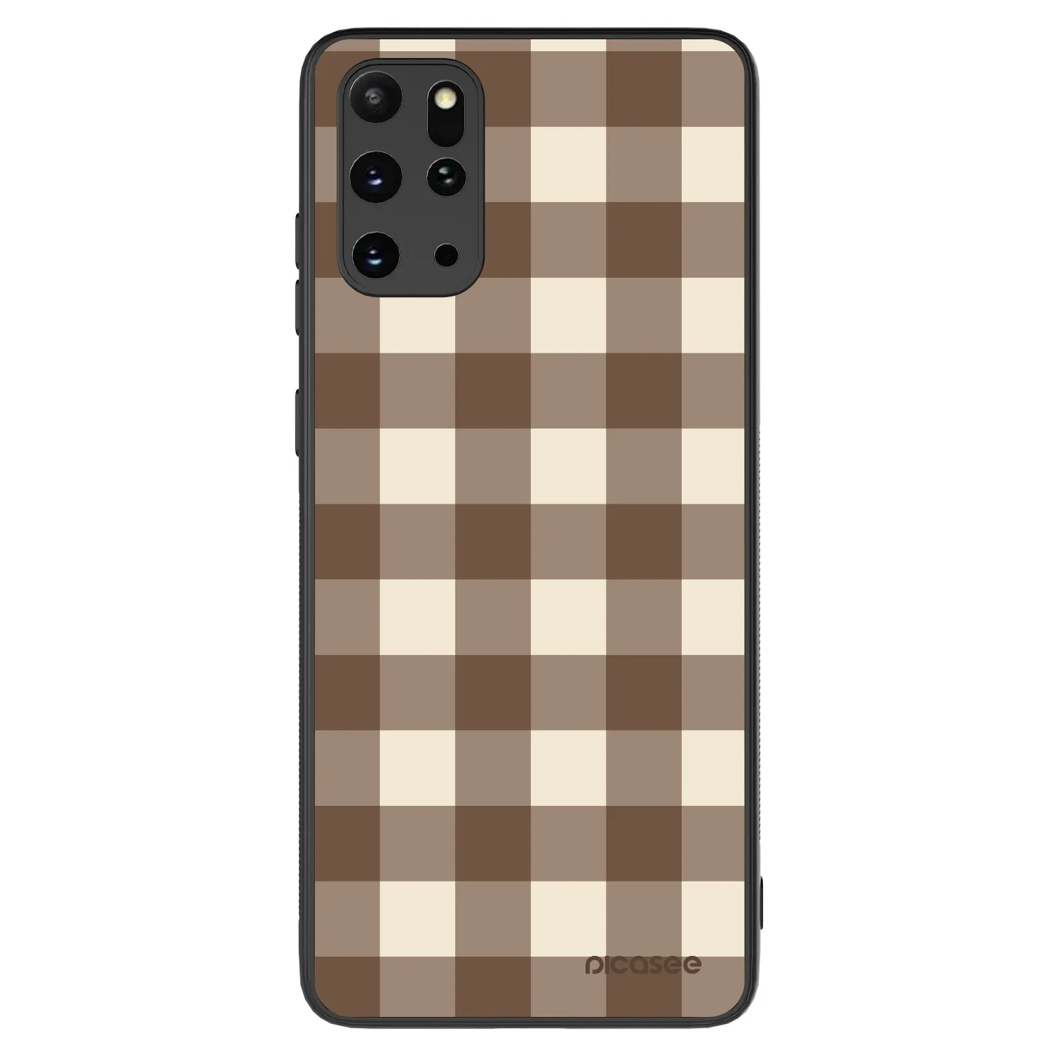 Picasee ULTIMATE CASE pro Samsung Galaxy S20+ G985F - Brown grid