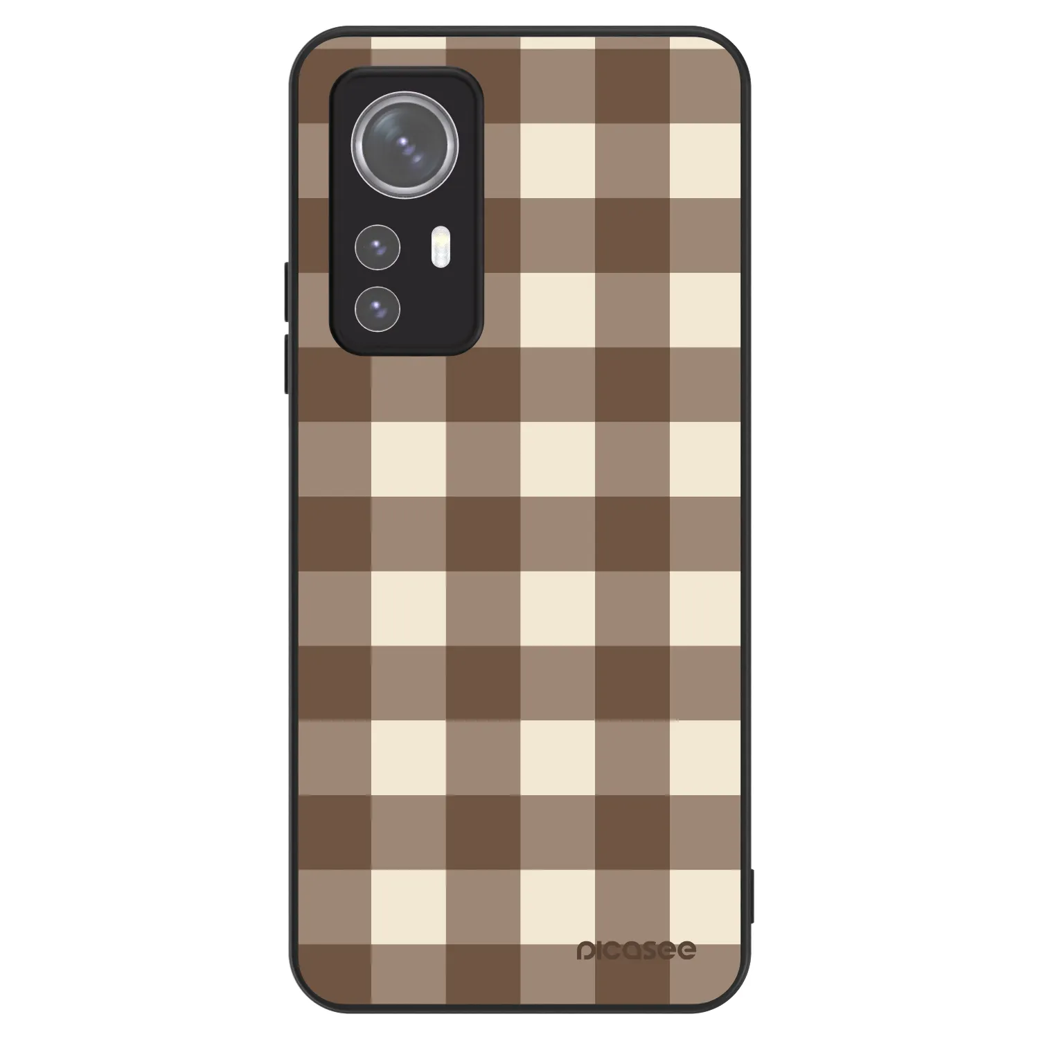 Picasee ULTIMATE CASE pro Xiaomi 12 - Brown grid