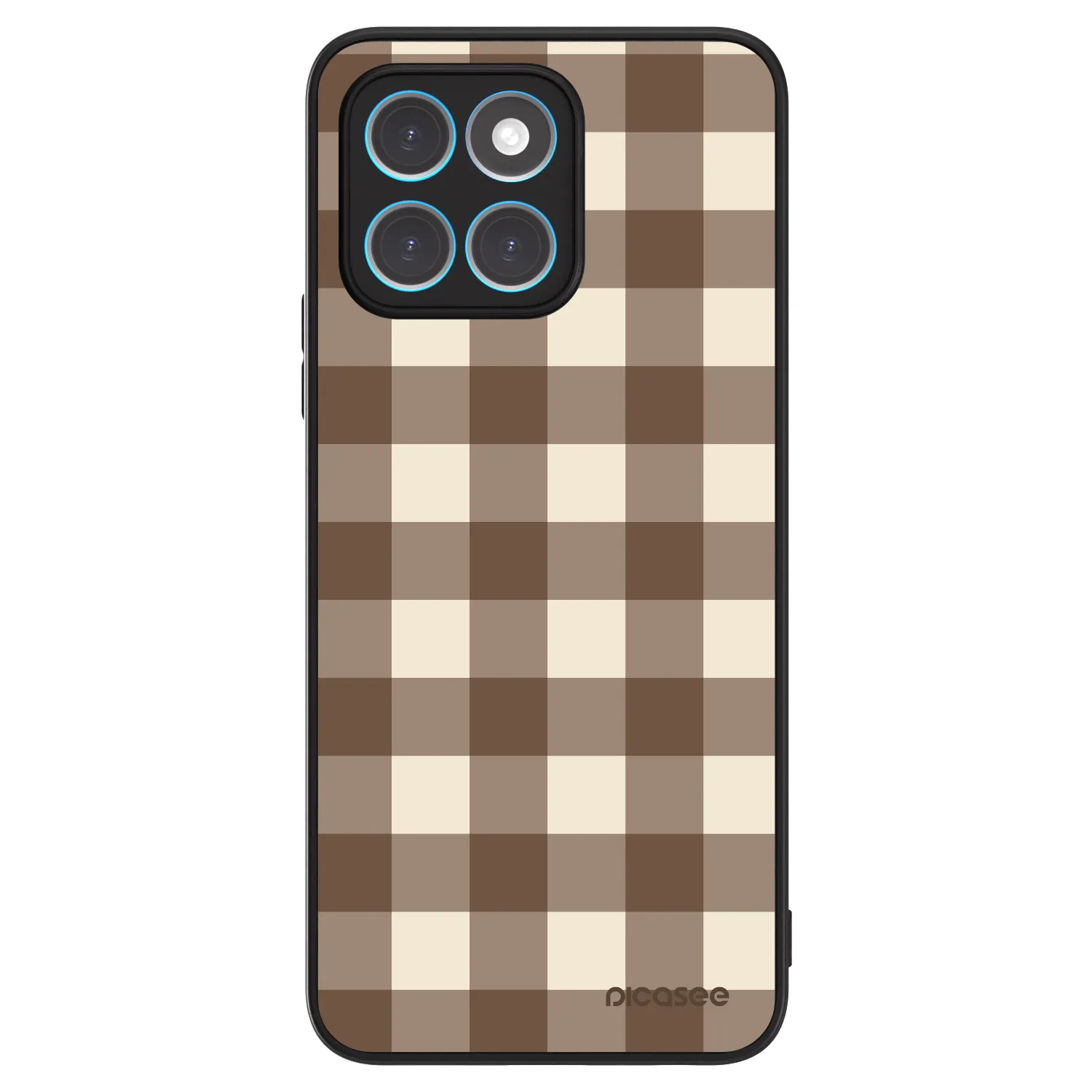 Picasee ULTIMATE CASE pro Honor X8 4G - Brown grid