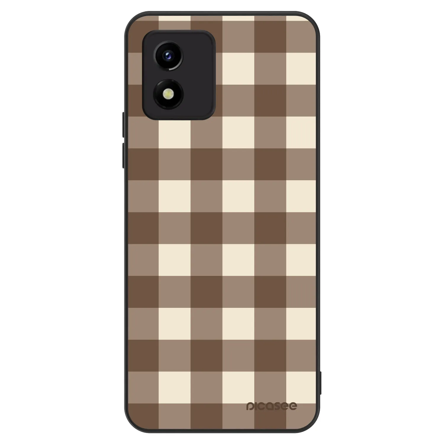 Picasee ULTIMATE CASE pro Vivo Y01 - Brown grid