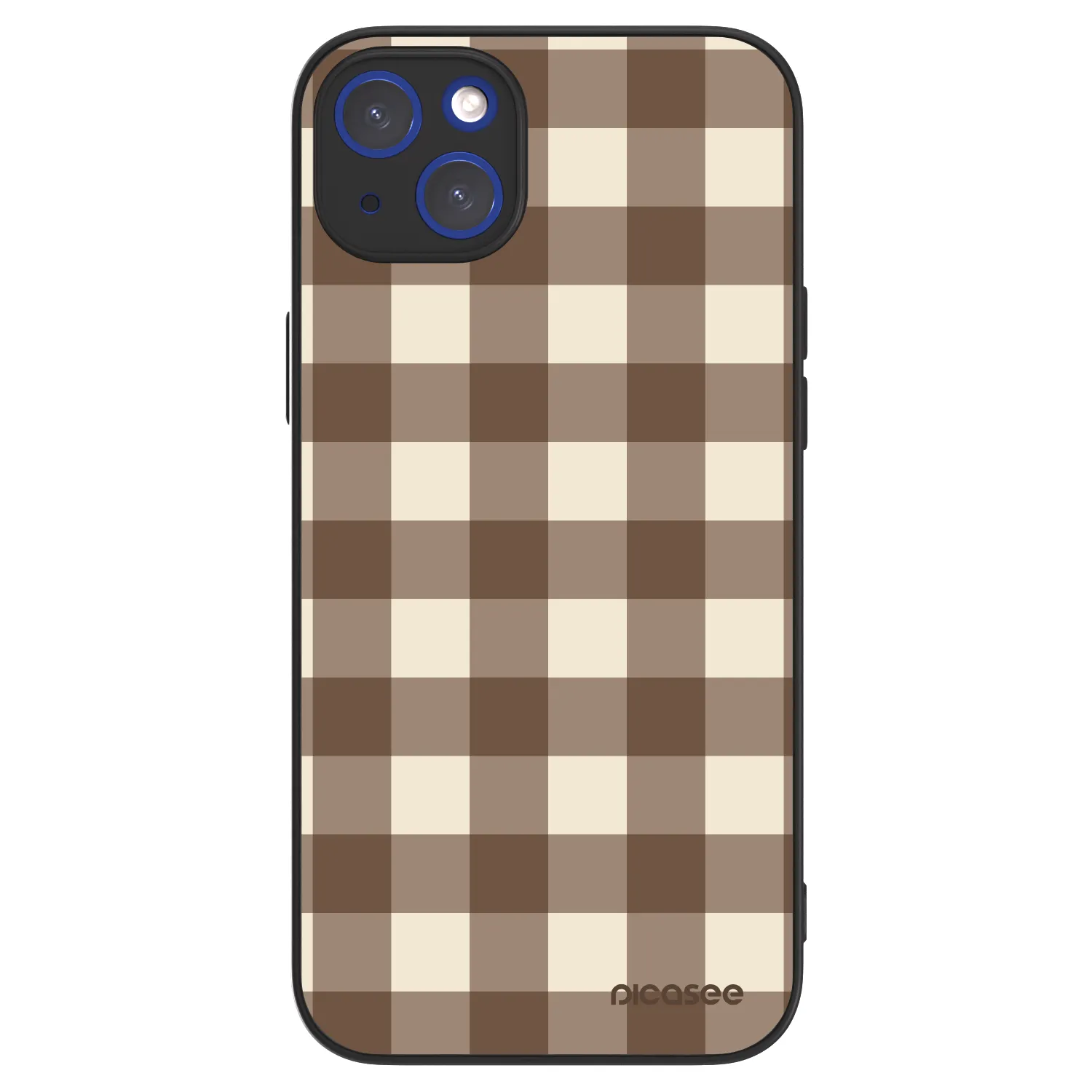 Picasee ULTIMATE CASE pro Apple iPhone 14 Plus - Brown grid