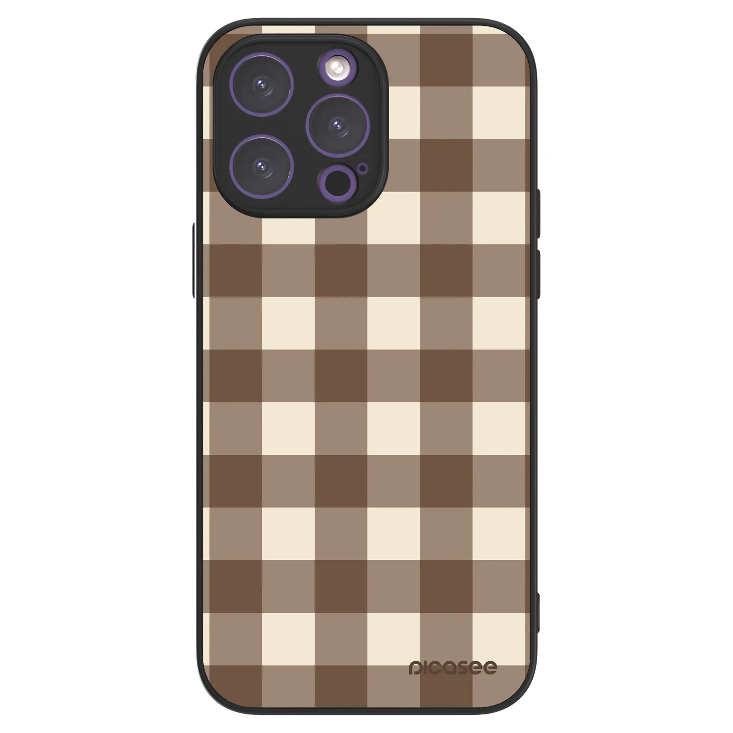 Picasee ULTIMATE CASE pro Apple iPhone 14 Pro Max - Brown grid