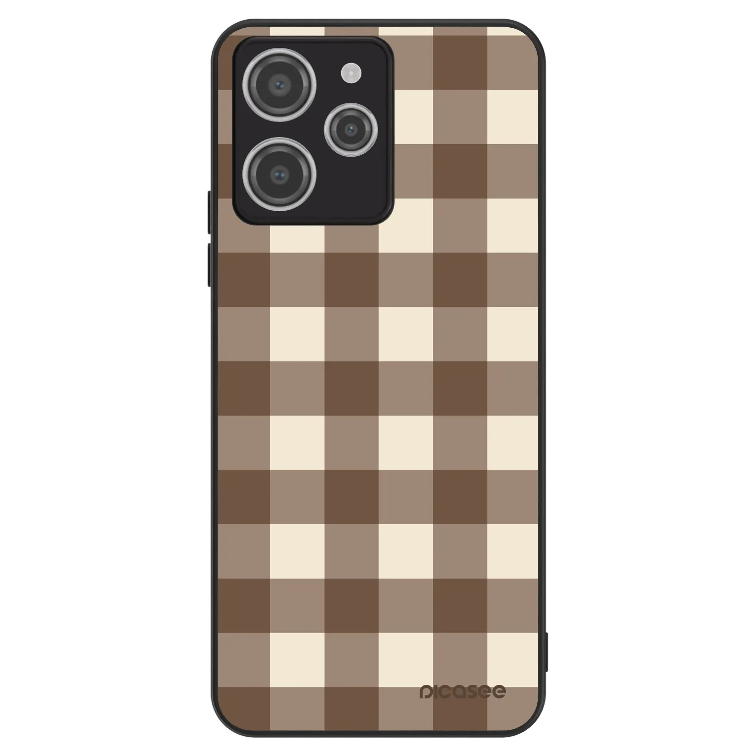 Picasee ULTIMATE CASE pro Xiaomi Redmi 12 4G - Brown grid