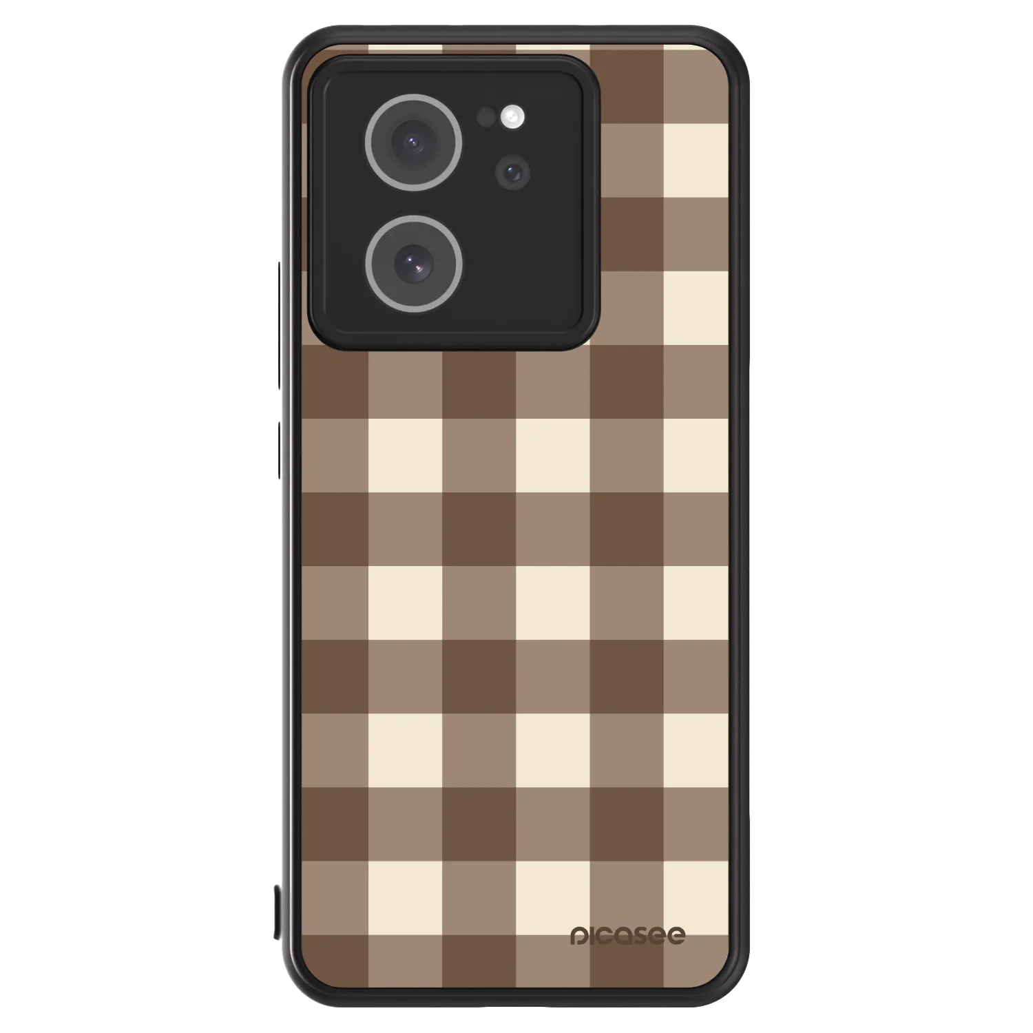 Picasee ULTIMATE CASE pro Xiaomi 13T - Brown grid