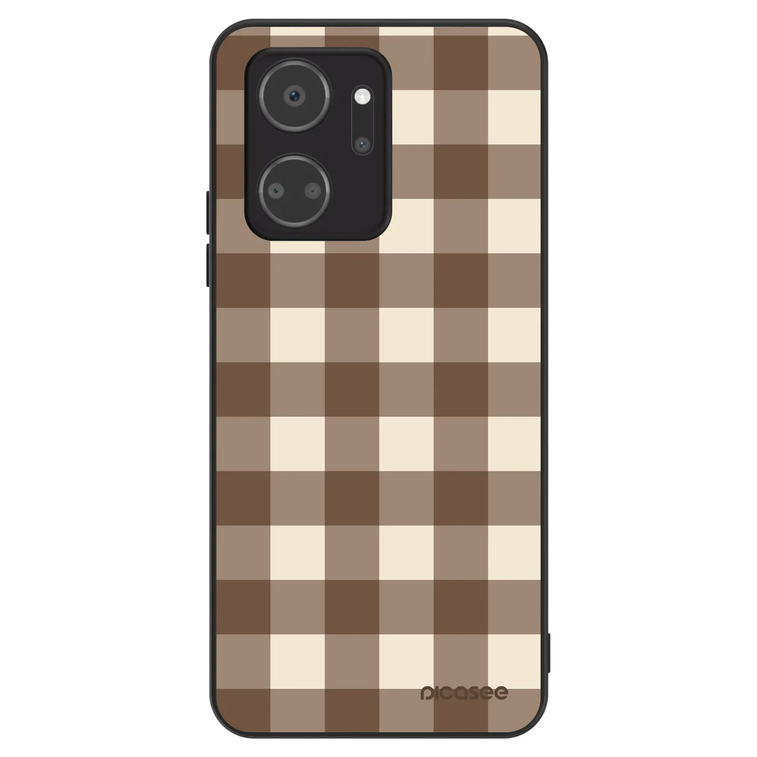 Picasee ULTIMATE CASE pro Honor X7a - Brown grid