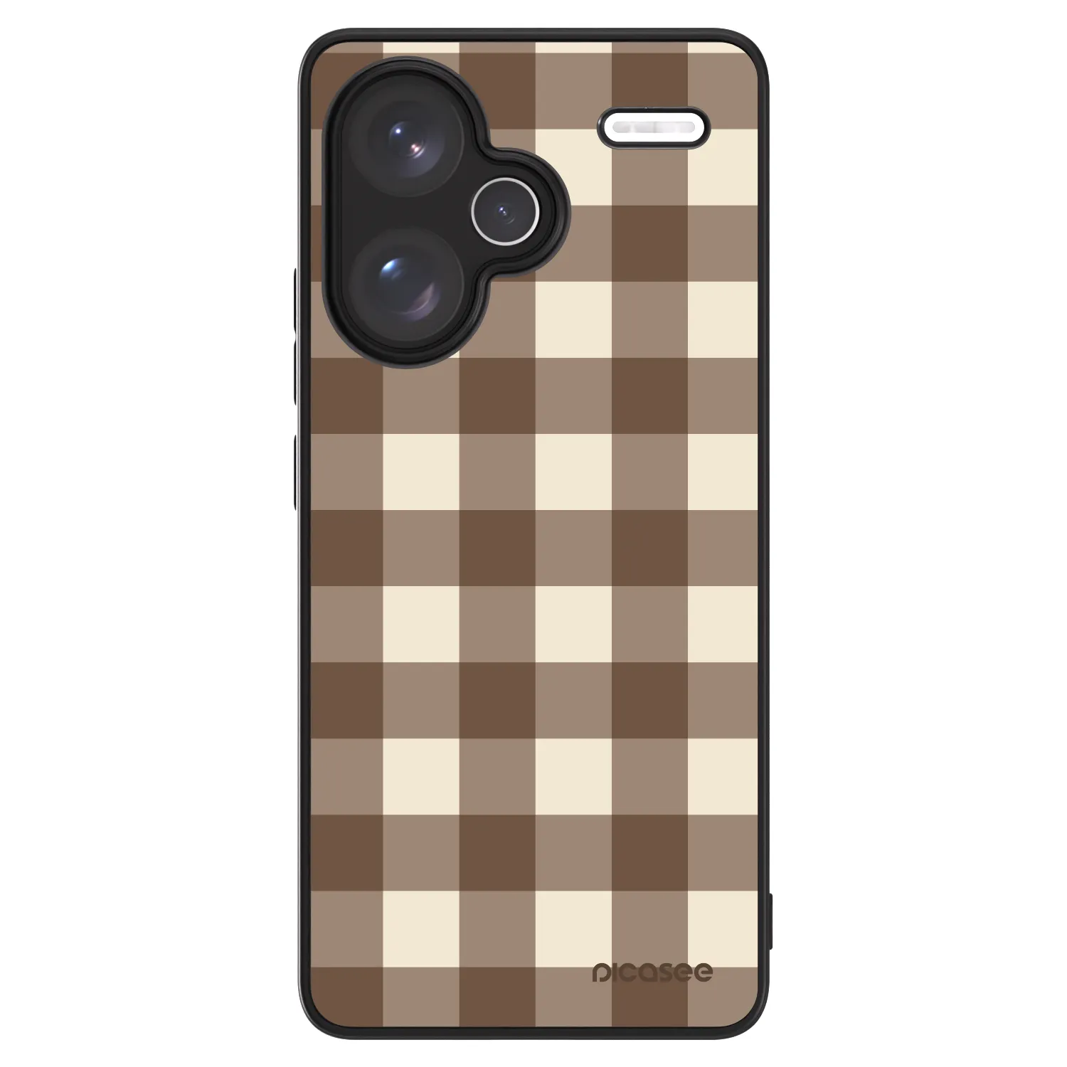 Picasee ULTIMATE CASE pro Xiaomi Redmi Note 13 Pro+ 5G - Brown grid
