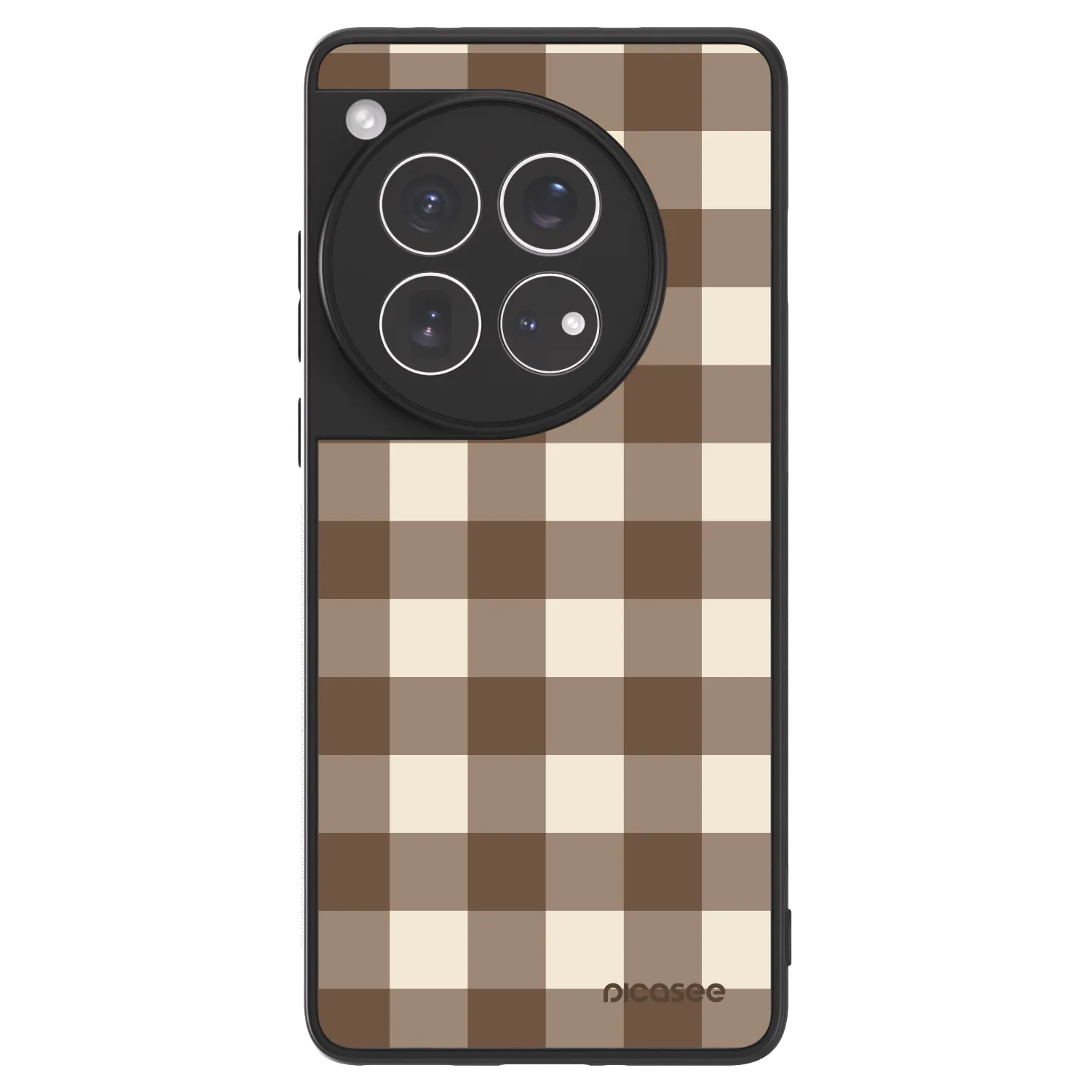 Picasee ULTIMATE CASE pro OnePlus 12 5G - Brown grid