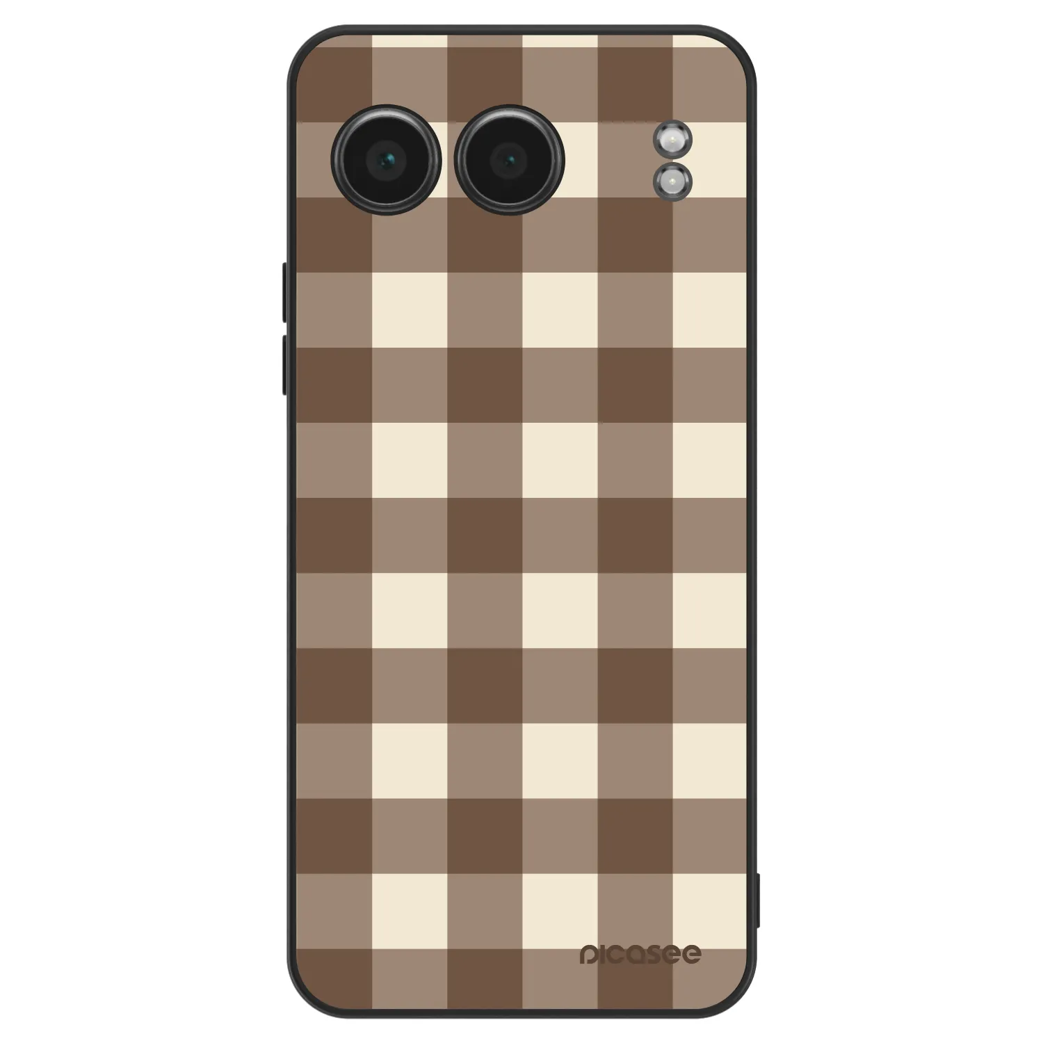 Picasee ULTIMATE CASE pro OnePlus Nord 4 - Brown grid
