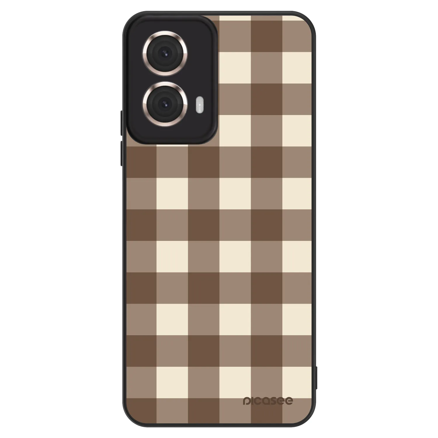 Picasee ULTIMATE CASE pro Motorola Moto G85 - Brown grid