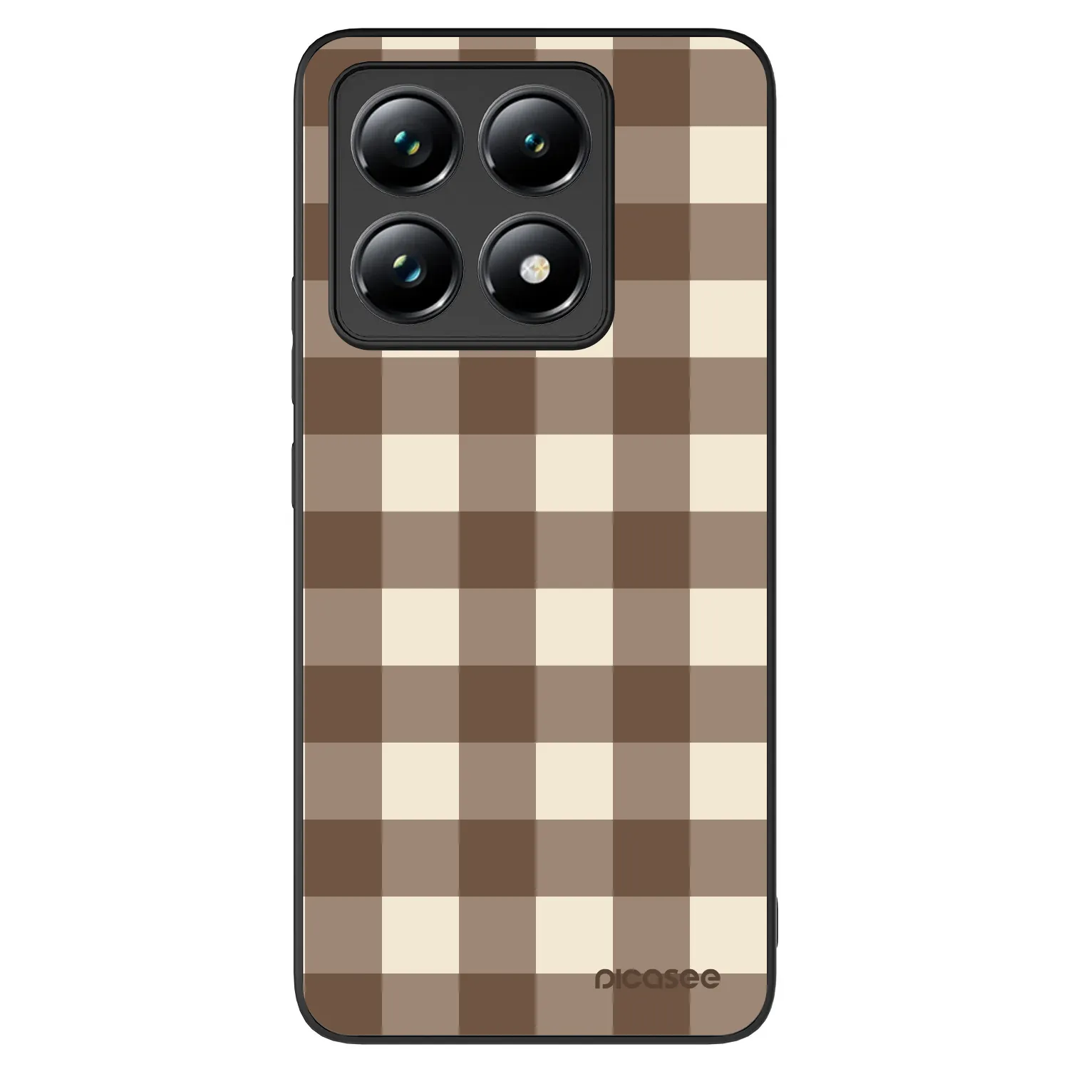 Picasee ULTIMATE CASE pro Xiaomi 14T - Brown grid