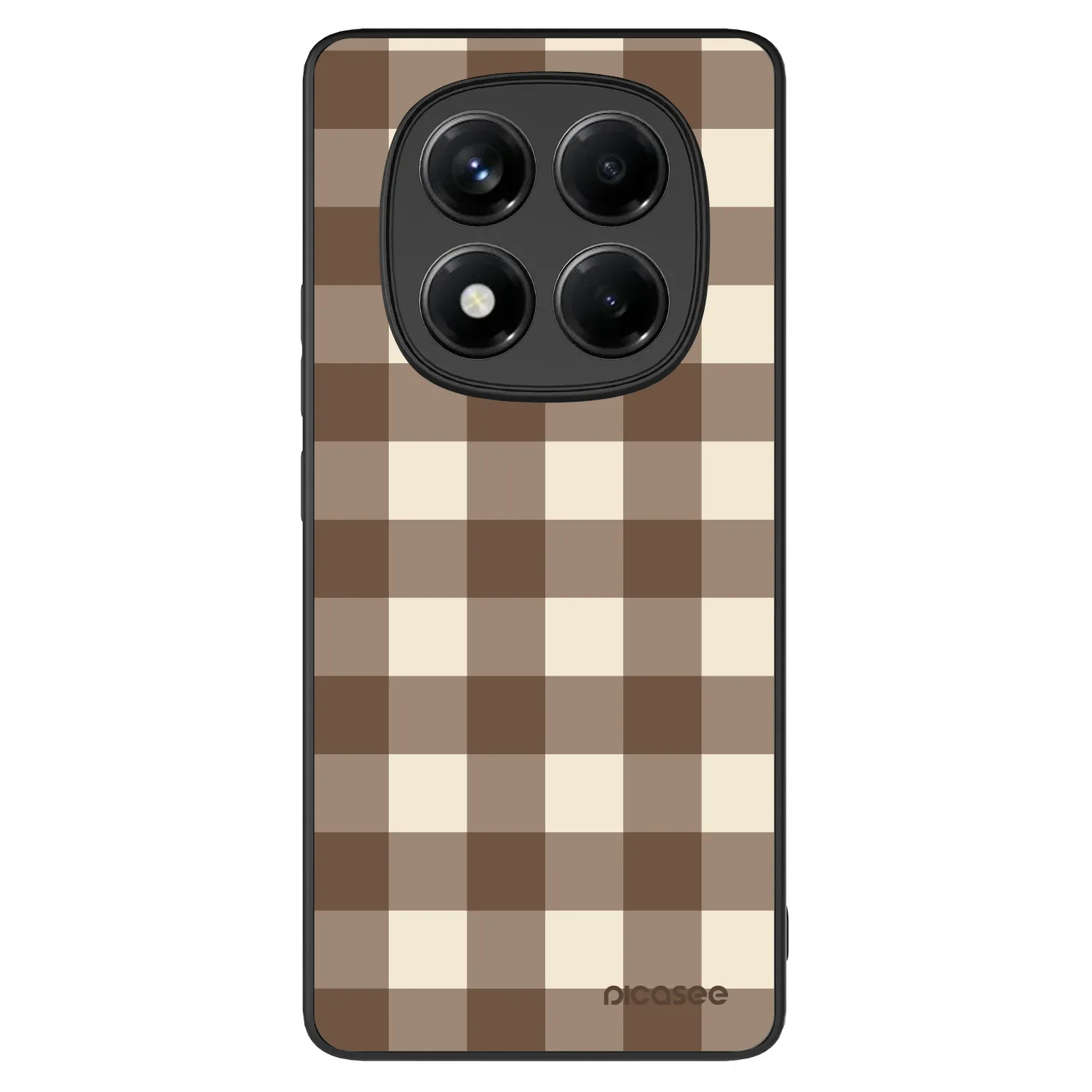 Picasee ULTIMATE CASE pro Xiaomi Redmi Note 14 Pro+ 5G - Brown grid