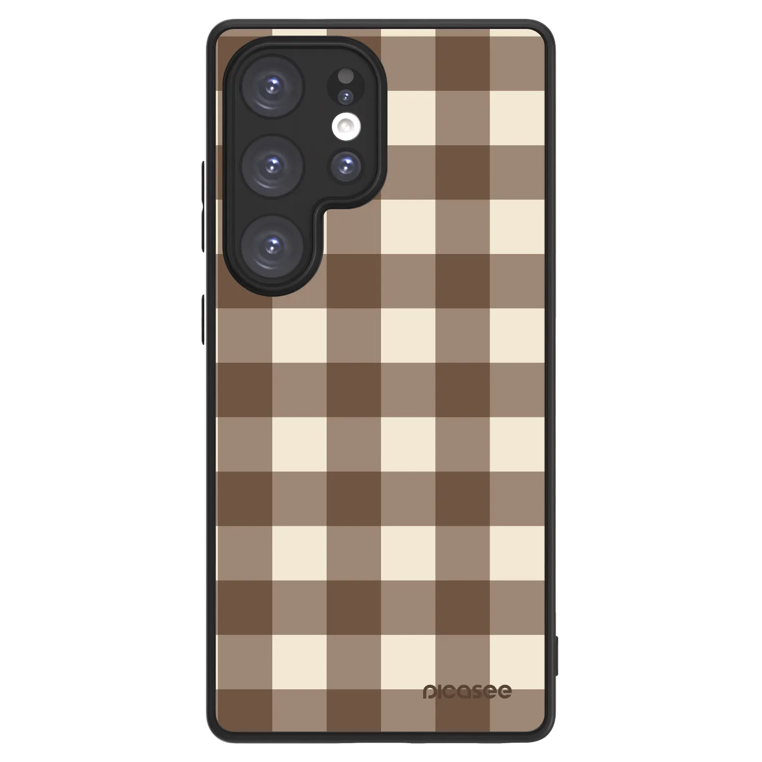Picasee ULTIMATE CASE pro Samsung Galaxy S25 Ultra 5G - Brown grid