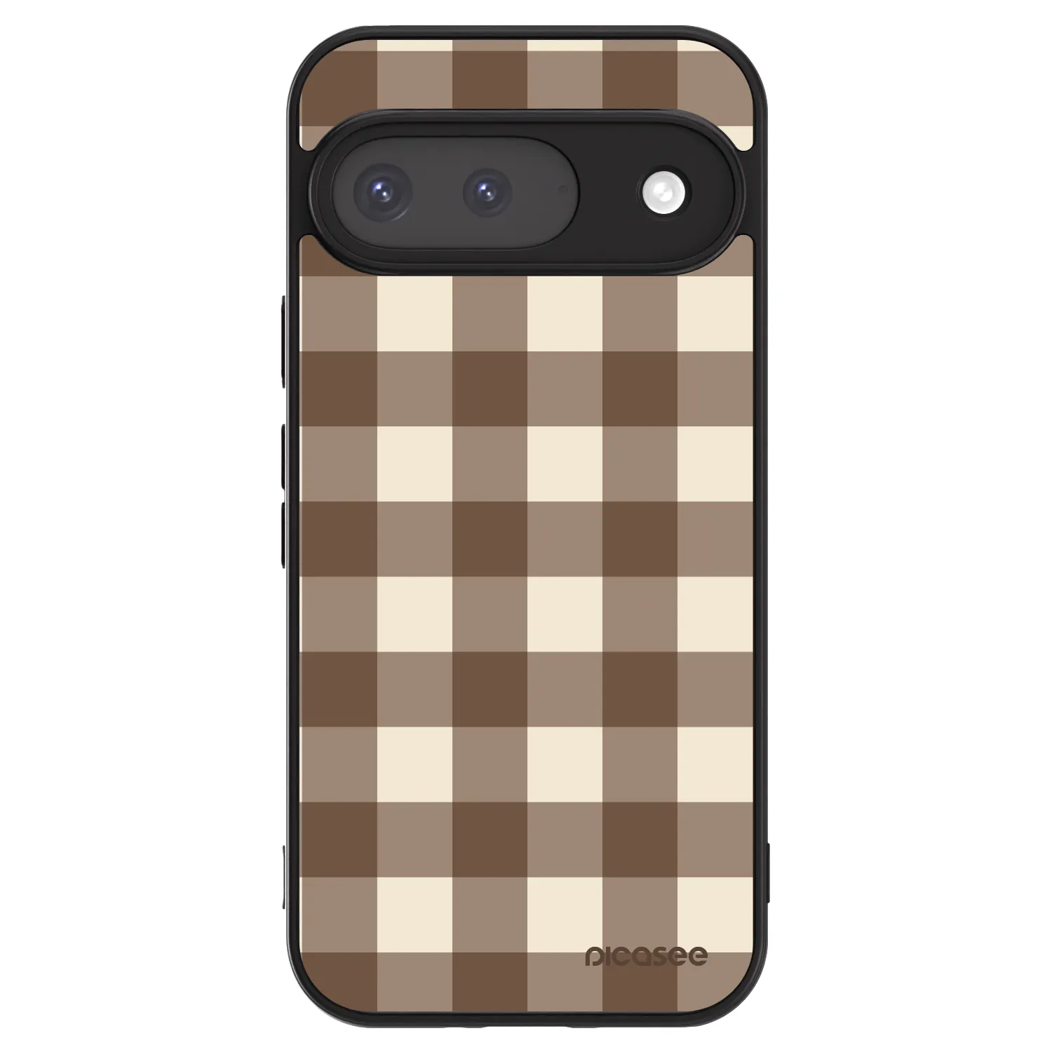 Picasee ULTIMATE CASE pro Google Pixel 9 - Brown grid