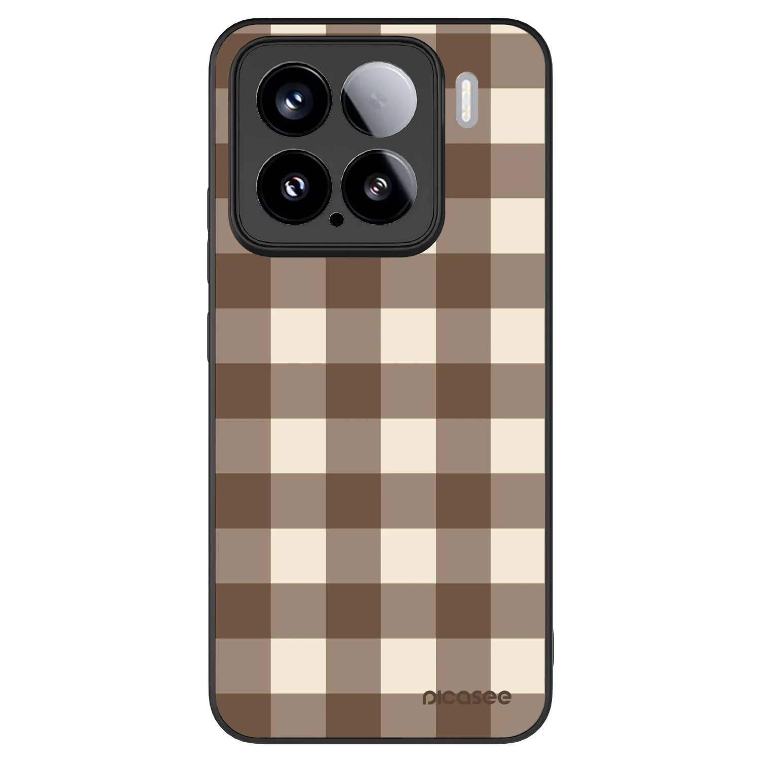 Picasee ULTIMATE CASE pro Xiaomi 15 - Brown grid