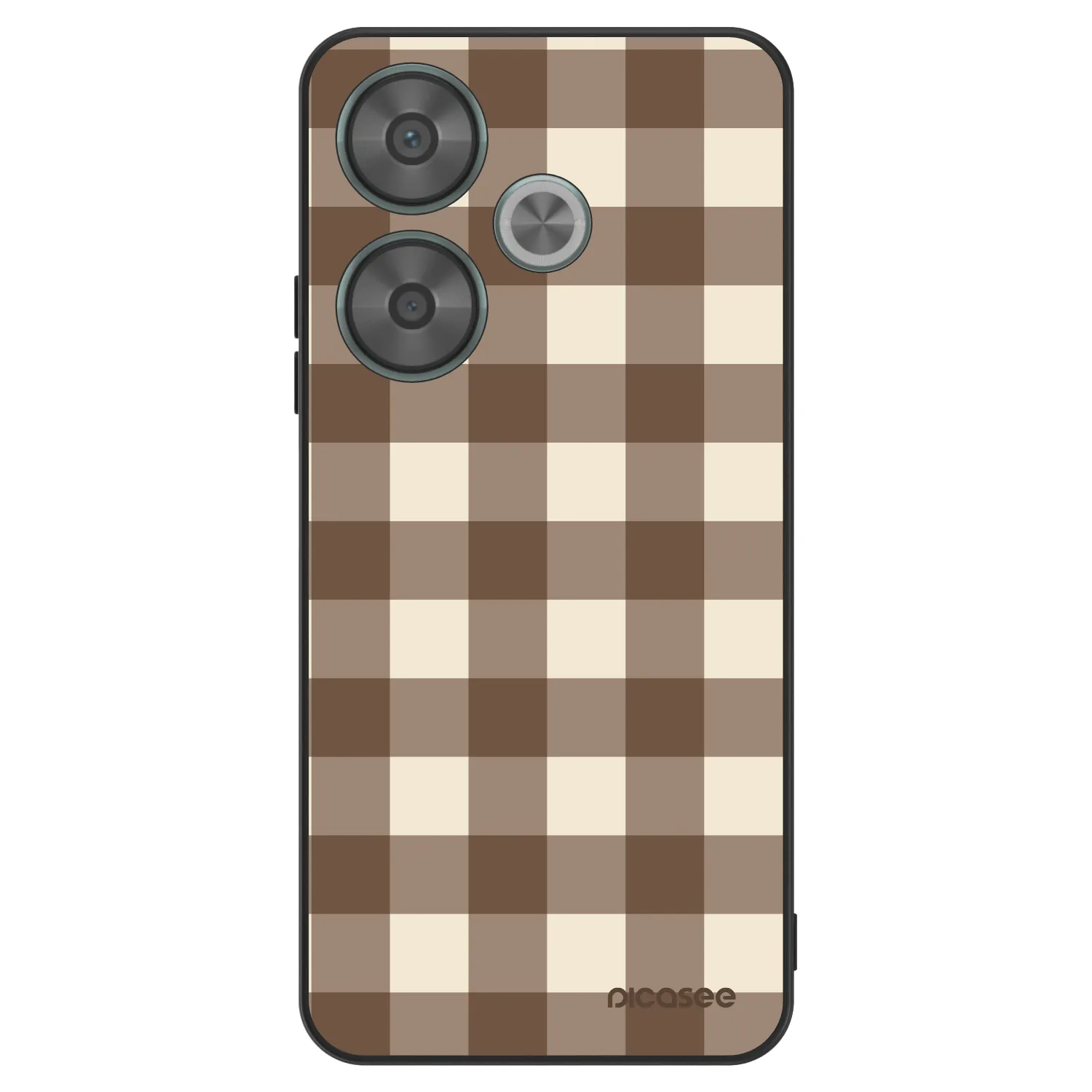 Picasee ULTIMATE CASE pro Xiaomi Poco F6 - Brown grid