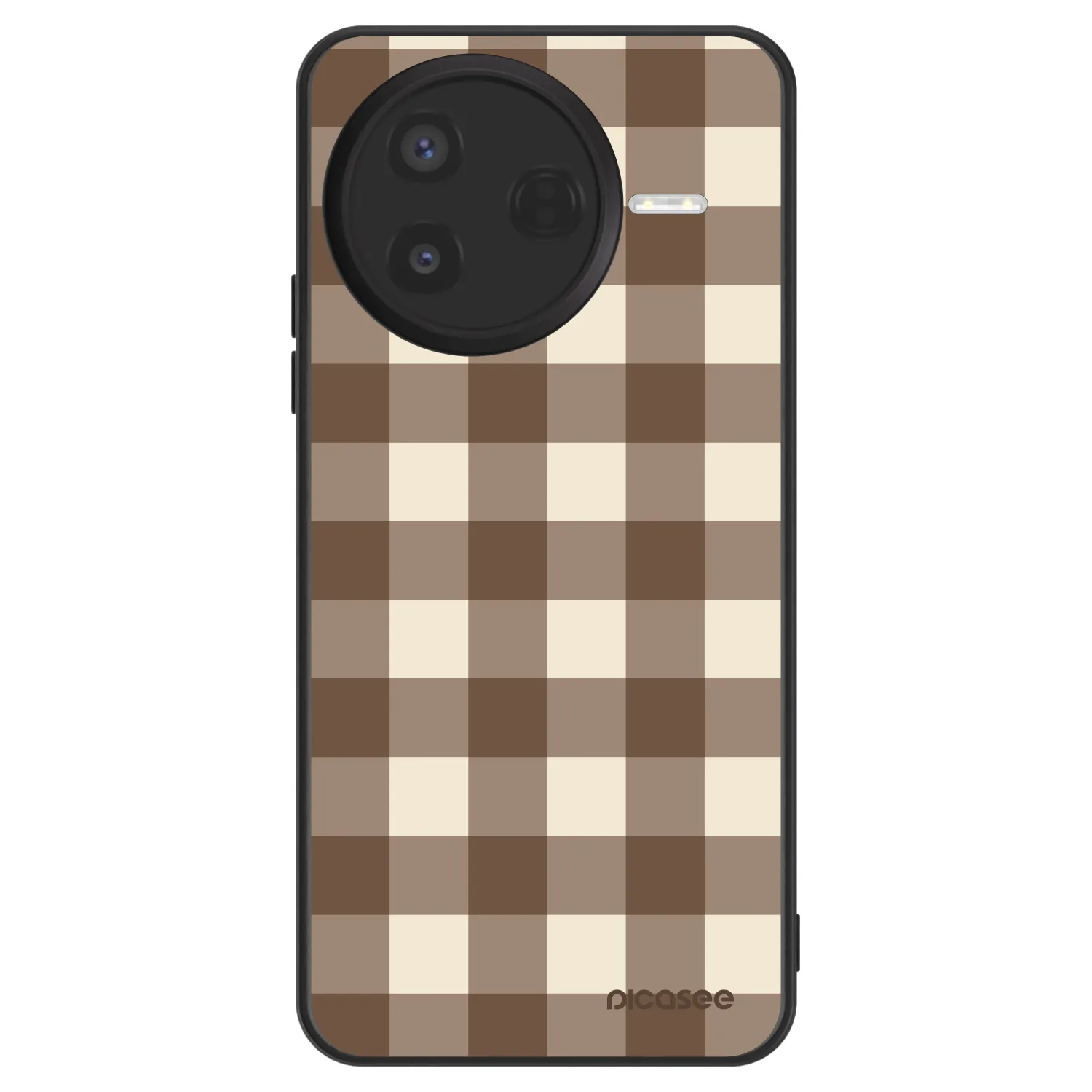 Picasee ULTIMATE CASE pro Xiaomi Poco F7 Pro 5G - Brown grid