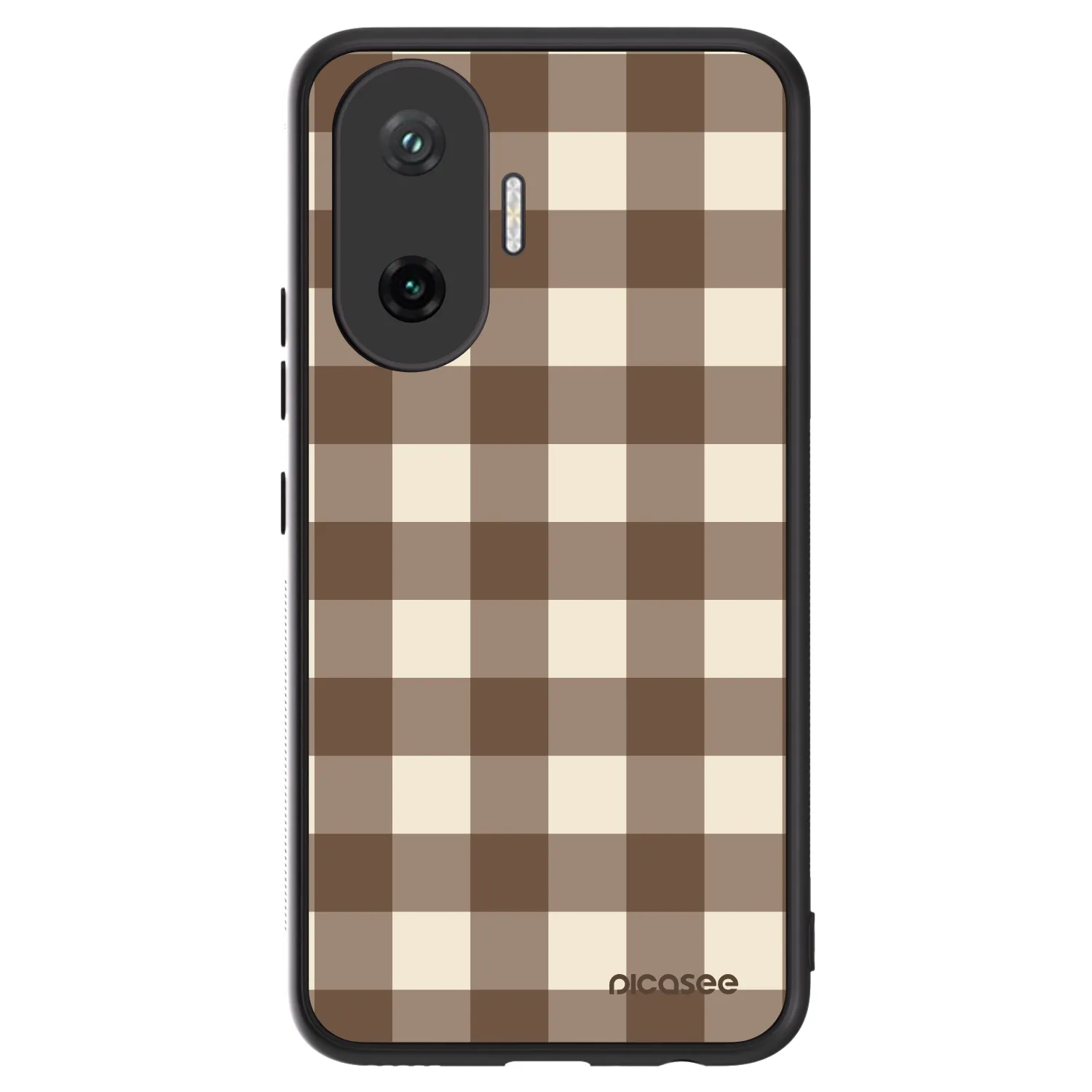Picasee ULTIMATE CASE pro Xiaomi Poco F7 5G - Brown grid