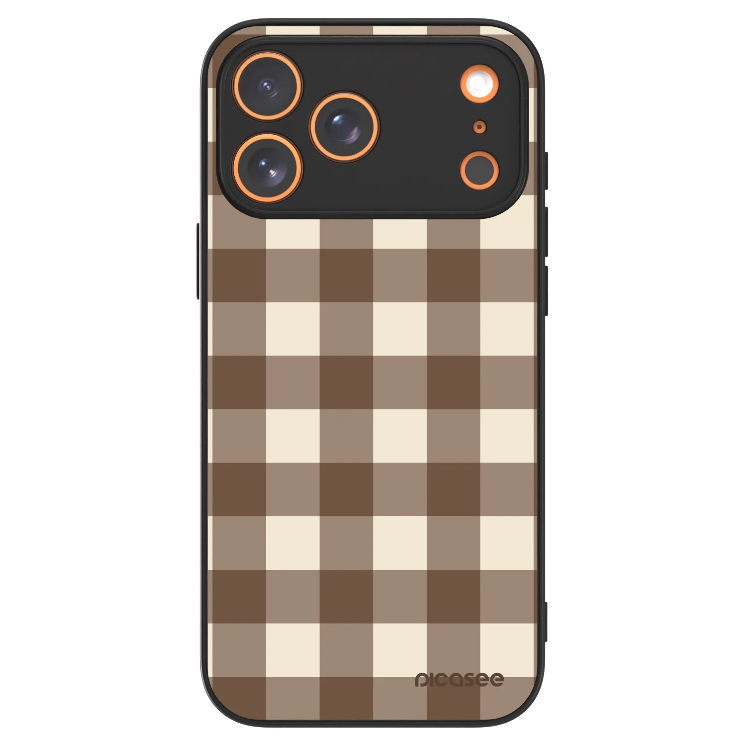 Picasee ULTIMATE CASE pro Apple iPhone 17 Pro Max - Brown grid