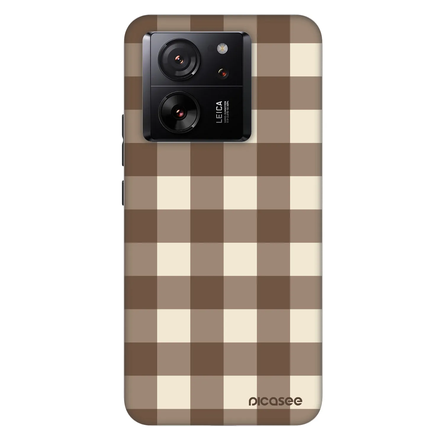 Picasee Fashion Case pro Xiaomi 13T - Brown grid