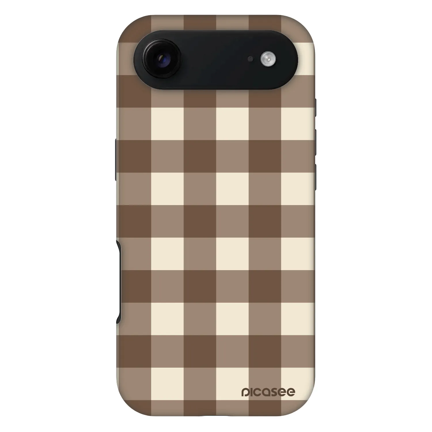 Picasee Fashion Case MagSafe Apple iPhone Air - Brown grid