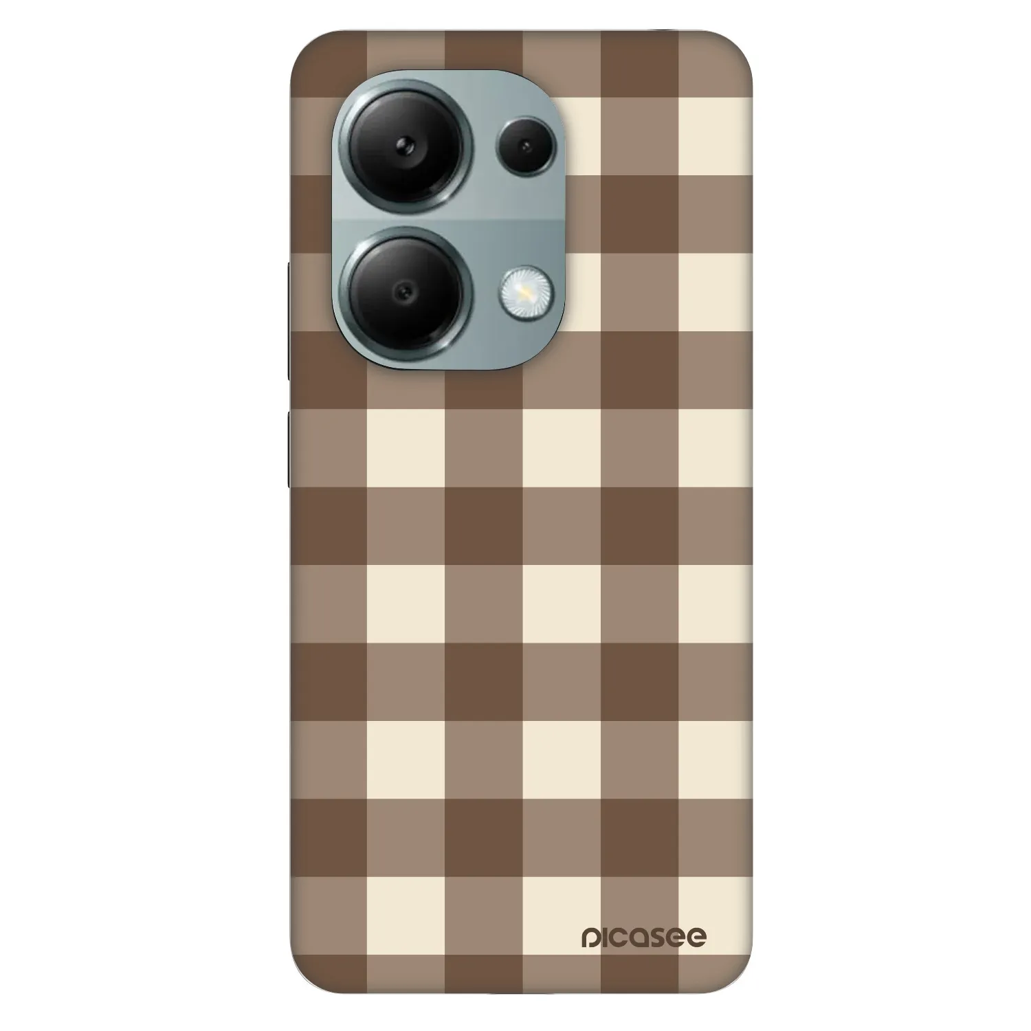Picasee Fashion Case pro Xiaomi Redmi Note 13 Pro 4G - Brown grid
