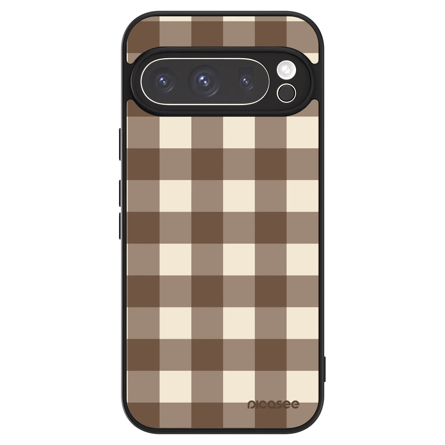 Picasee ULTIMATE CASE pro Google Pixel 9 Pro XL - Brown grid