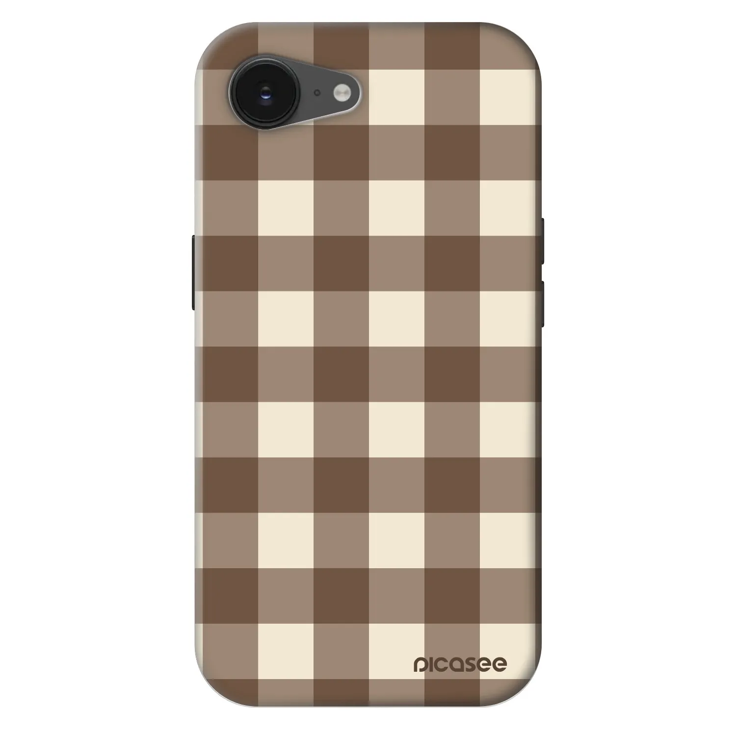 Picasee Fashion Case MagSafe Apple iPhone 17e - Brown grid