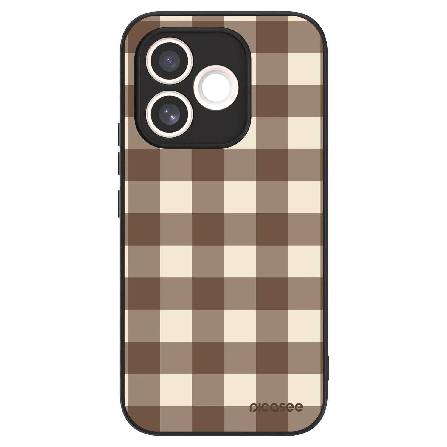 Picasee ULTIMATE CASE pro Honor 600 Lite - Brown grid