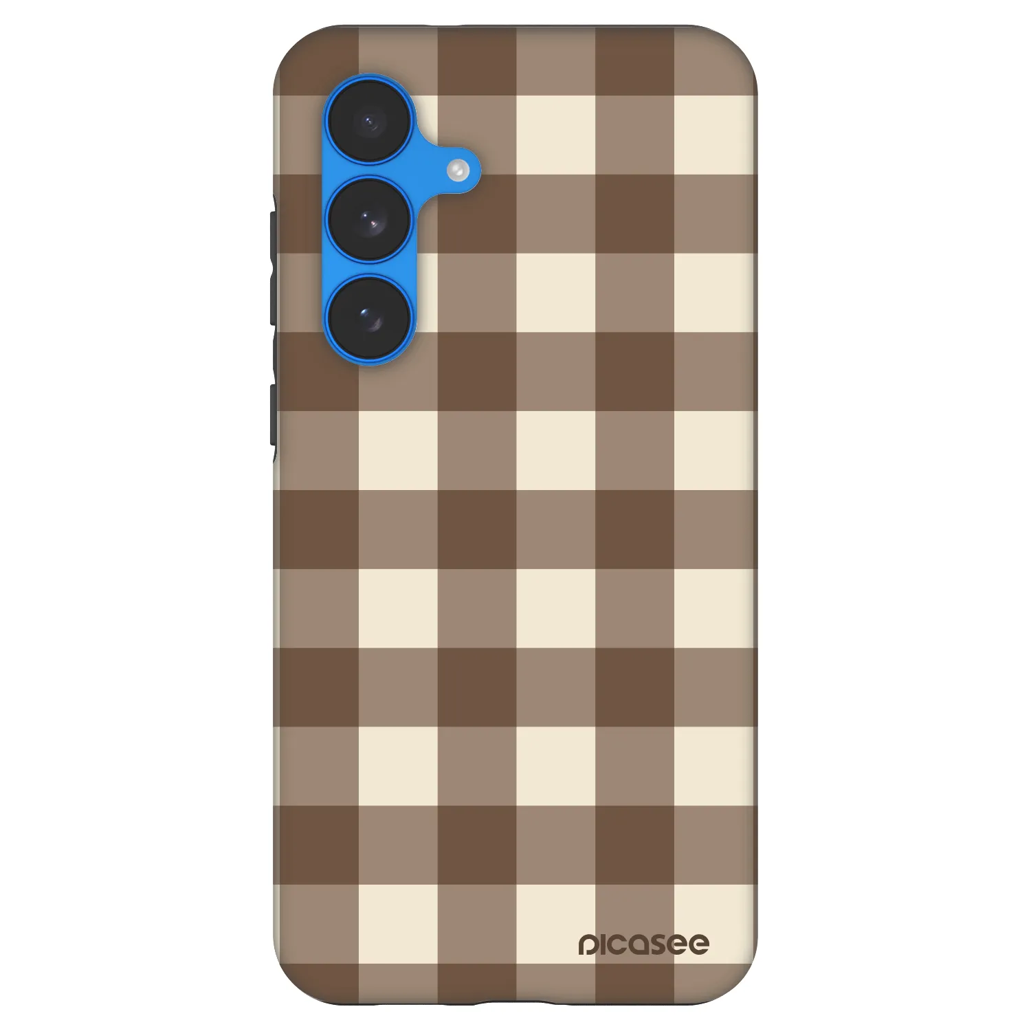 Picasee Fashion Case pro Samsung Galaxy S25 FE 5G - Brown grid