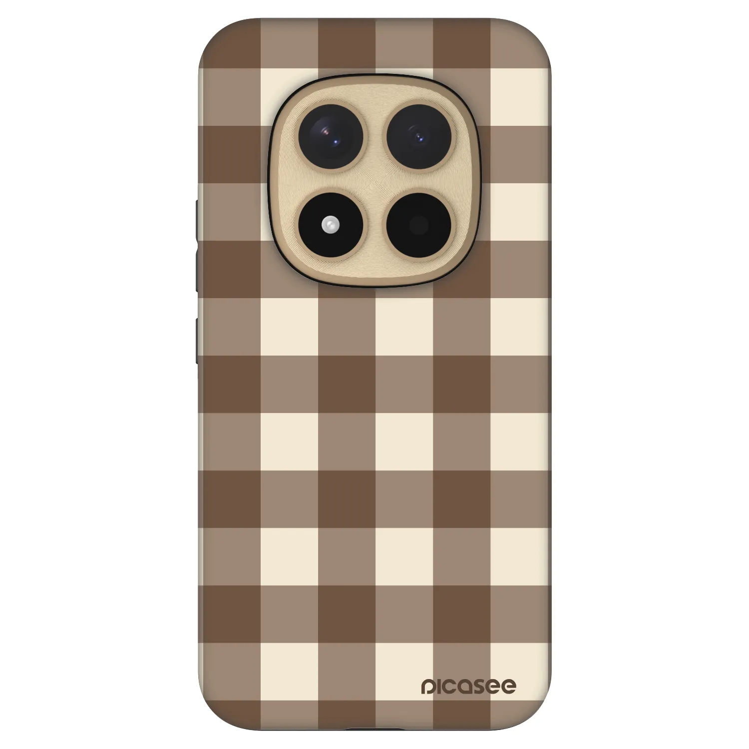 Picasee Fashion Case pro Xiaomi Redmi Note 15 Pro+ - Brown grid