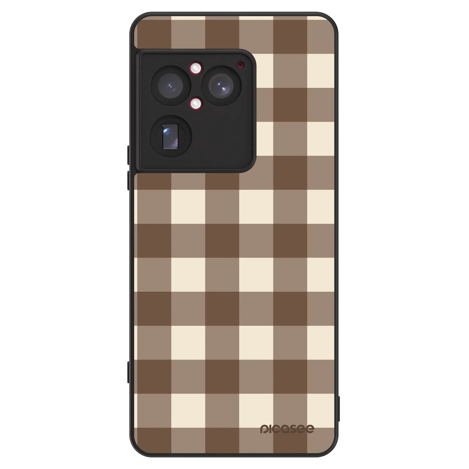 Picasee ULTIMATE CASE pro Sony Xperia 1 VIII 5G - Brown grid