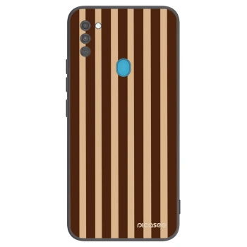 Obal pro Samsung Galaxy M11 - Brown lines