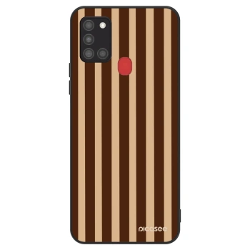 Obal pro Samsung Galaxy A21s - Brown lines