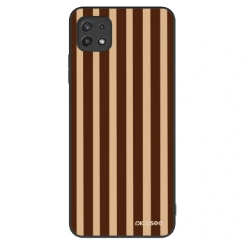Obal pro Samsung Galaxy A22 A226B 5G - Brown lines