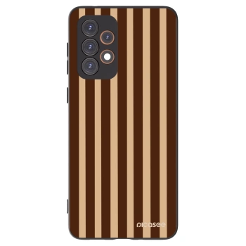 Picasee silikonový černý obal pro Samsung Galaxy A33 5G A336 - Brown lines