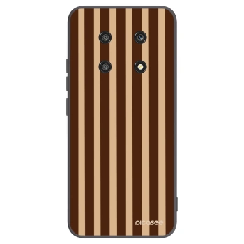 Picasee silikonový černý obal pro Honor Magic4 Lite 5G - Brown lines