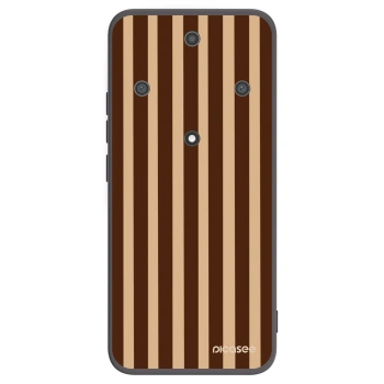 Picasee silikonový černý obal pro Honor Magic5 Lite 5G - Brown lines