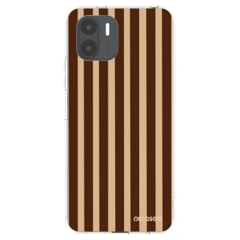 Picasee silikonový průhledný obal pro Xiaomi Redmi A2 - Brown lines