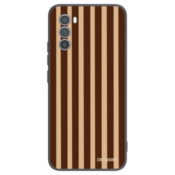 Obal pro Motorola Moto G62 - Brown lines