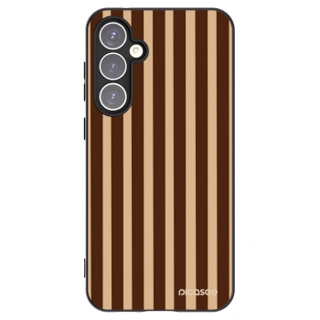 Picasee silikonový černý obal pro Samsung Galaxy S23 FE S711B - Brown lines