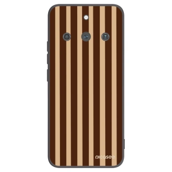 Picasee silikonový černý obal pro Realme 11 Pro+ - Brown lines