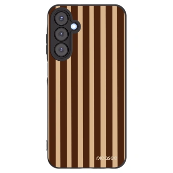 Picasee silikonový černý obal pro Samsung Galaxy A25 A256B 5G - Brown lines