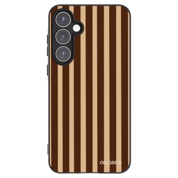 Picasee silikonový černý obal pro Samsung Galaxy A55 5G A556B - Brown lines
