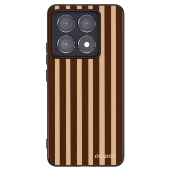 Picasee silikonový černý obal pro Xiaomi 14T Pro - Brown lines